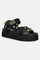Сандалии Versace Jeans Couture платформа чёрный 78VA3SM2.ZS187.G89