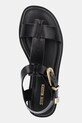 Δερμάτινα σανδάλια Steve Madden Braelynn μαύρο SM11003788.017