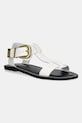 Kožené sandály Steve Madden Braelynn přírodní kůže bílá SM11003788.107