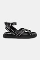 Steve Madden sandały skórzane My Bestie-S SM11003786.032 czarny SS25