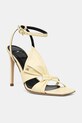 Elisabetta Franchi stilettos de piele piele galben SA25L51E2.DC7