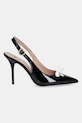 Love Moschino szpilki JA10069G1MIH100A czarny SS25
