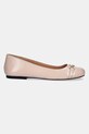 Кожени балеринки Love Moschino JA11011G1MII0601 бежов SS25