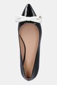 Love Moschino balerini de piele negru JA11031G1MIH100A