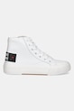 Love Moschino tenisi de piele JA15022G1MIA0100 alb SS25