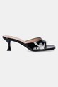 Kožené lodičky Love Moschino JA28045G1MIH0000 čierna SS25