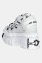 Scarpe VETEMENTS sneakers in camoscio Fire Platform UA66SN100W bianco