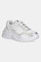 Just Cavalli sneakers piele întoarsă alb 78RA3SL3ZSC38003