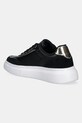 Încălțăminte Just Cavalli sneakers din piele 78RA3SB2ZPA87PL9 negru
