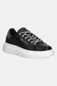 Just Cavalli sneakers din piele platformă negru 78RA3SB1ZPA86E21