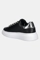 Încălțăminte Just Cavalli sneakers din piele 78RA3SB1ZPA86E21 negru