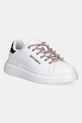 Kožne tenisice Just Cavalli platforma bijela 78RA3SB1ZPA86S16