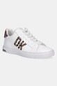 Dkny sneakersy skórzane Abeni tekstylny biały K1577471.UEG