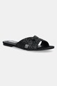 Steve Madden klapki Musa tekstylny czarny SM11003835.001