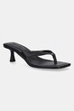 Steve Madden papuci de piele Heyley gros negru SM11003831.017