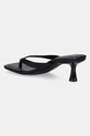 Încălțăminte Steve Madden papuci de piele Heyley SM11003831.017 negru
