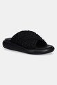 Παντόφλες Steve Madden Guideline ίσια πλατφόρμα μαύρο SM11003828.001