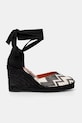 Missoni espadrile Eva 80 MWB008.022 negru SS25