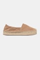 Semišové espadrilky BOSS Madeira 50542344.260 hnědá SS25