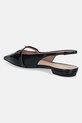 Încălțăminte Emporio Armani balerini de piele X3D301.XF271.00002 negru