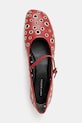 Шкіряні балетки Tory Burch Eyelet Mary Jane Ballet 162679.960 червоний