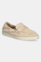 Tory Burch mokasyny zamszowe Ballet Sport Loafer płaski beżowy 158073.250