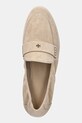 Tory Burch mokasyny zamszowe Ballet Sport Loafer beżowy 158073.250