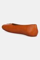 Încălțăminte MM6 Maison Margiela balerini din nubuc S59WZ0097.P5000.T2222 portocaliu