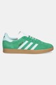 adidas Originals sneakers din piele intoarsă Gazelle JH7218 verde SS25