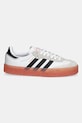 Δερμάτινα αθλητικά παπούτσια adidas Originals Sambae JI3072 λευκό SS25