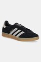 Tenisice adidas Originals Gazelle Indoor W brušena koža crna JI2755