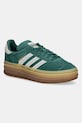 adidas Gazelle Bold Collegiate Green White Gold textile green JS3358