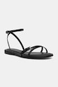 HUGO sandale de piele Tayna piele negru 50542093.001