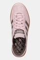 Semišové tenisky adidas Originals Handball Spezial J růžová JH6190