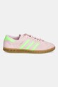 Semišové tenisky adidas Originals Hamburg W JS0683 ružová SS25
