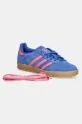 Замшеві кросівки adidas Originals Gazelle Indoor JS4144 блакитний