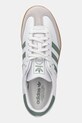 Шкіряні кросівки adidas Originals SAMBA OG зелений JP5479