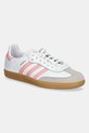 Шкіряні кросівки adidas Originals SAMBA OG замша рожевий JP5480