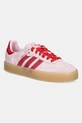 Замшеві кросівки adidas Originals Sambae пласка рожевий JS4500
