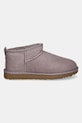 UGG stivali da neve in camoscio Classic Ultra Mini 1116109.SGRP violetto SS25