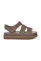 UGG sandale Goldenstar Strap piele întoarsă maro 1137890.SKP