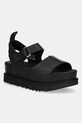 Σανδάλια UGG Goldenstar Hi υφασμάτινο μαύρο 1167364.BLK
