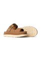 Încălțăminte UGG papuci din piele Goldenstar Glide 1167399.CHE maro