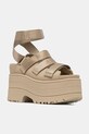 Σανδάλια UGG Goldenrise συνθετικό μπεζ 1167431.MDSD