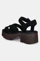 Obuwie UGG sandały zamszowe New Heights Ankle Strap 1167475.BLK czarny