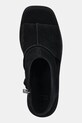 UGG sandały zamszowe New Heights Platform czarny 1167479.BLK