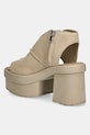 Încălțăminte UGG sandale din piele întoarsă New Heights Platform 1167479.MDSD bej
