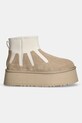 UGG śniegowce Classic Mini Dipper Sunwave 1167591.MDSD beżowy SS25