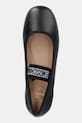 Love Moschino bőr balerina cipő fekete JA11071G0MIE0000