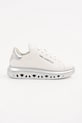 Karl Lagerfeld sneakers din piele KAPRI KITE platformă argintiu KL64519A.01S